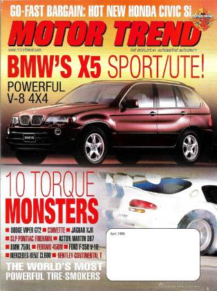 MOTOR TREND 1999 APR - COBRA, CR-V, JERRY HAAS